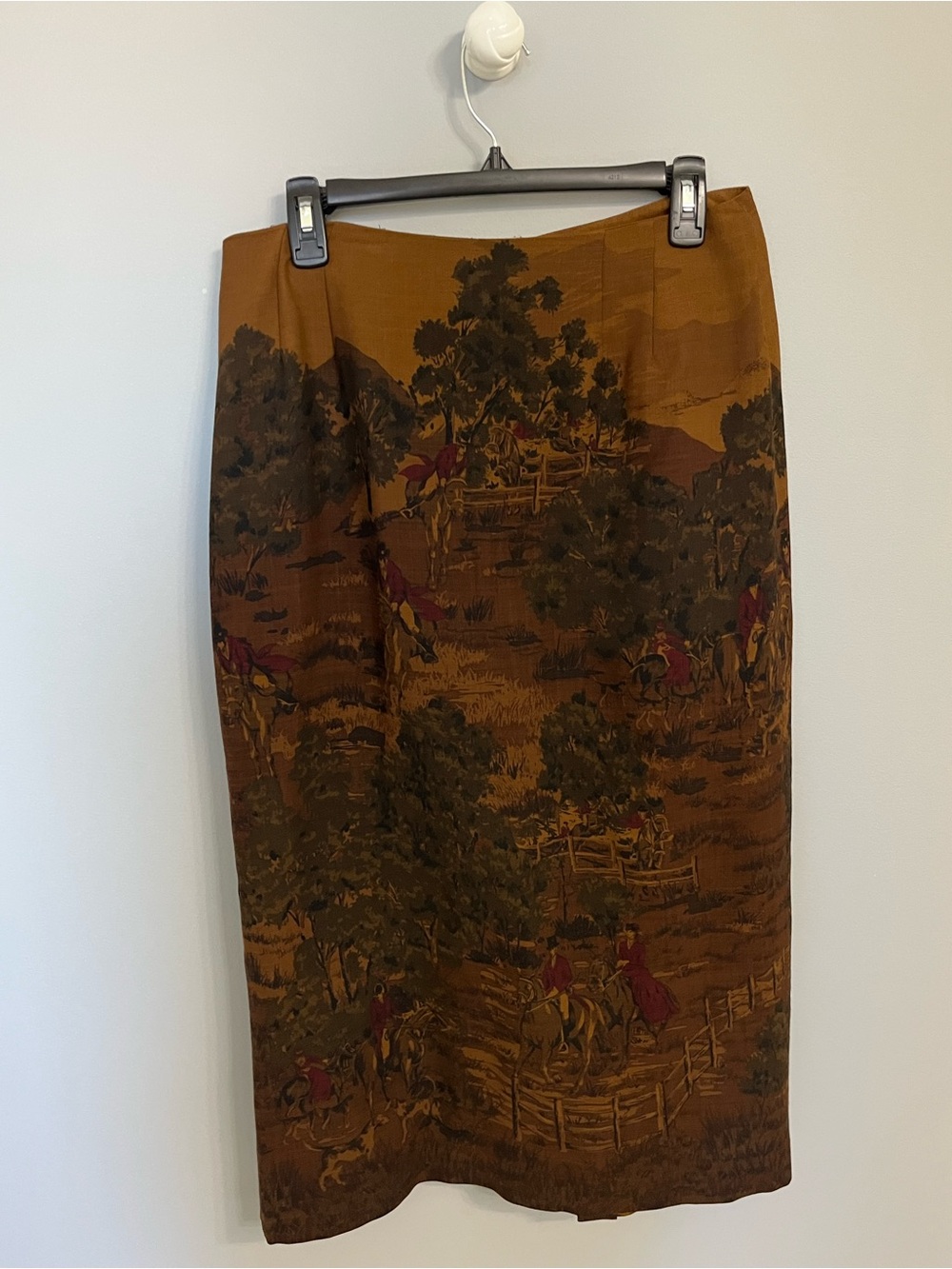 Talbots Petites Women's Wool Equestrian Pencil Skirt Size 12P - Picture 3 of 10
